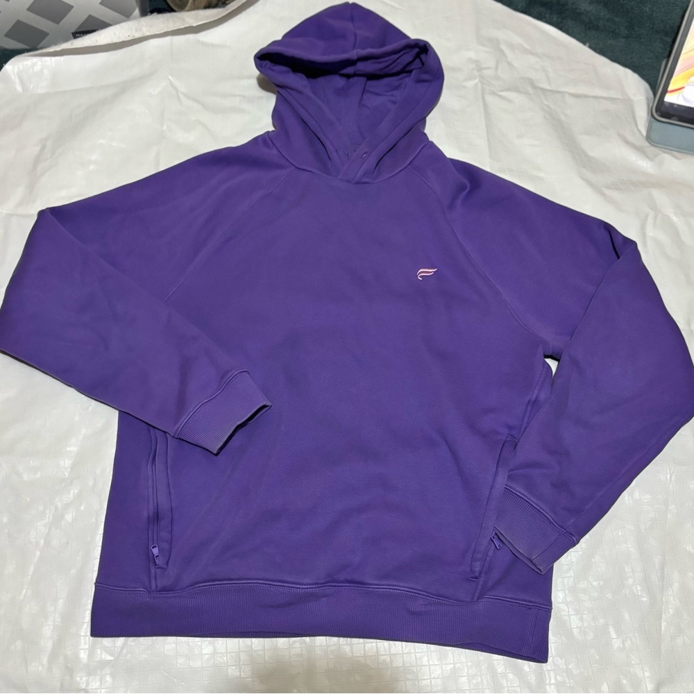Fabletics Men’s “The Go-To Hoodie” Size Large Color Purple